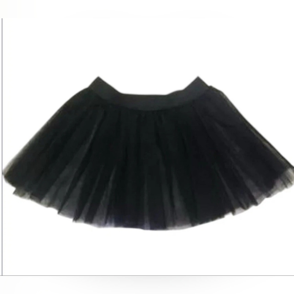 Black 3 Layer Tutu Tulle Skirt